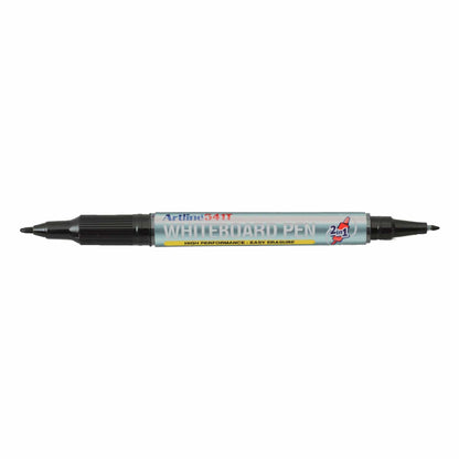 Artline Whiteboard marker Sort Artline 2i1 Whiteboard Marker 541T 1 stk