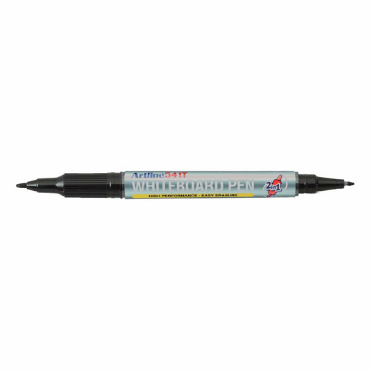 Artline Whiteboard marker Sort Artline 2i1 Whiteboard Marker 541T 1 stk