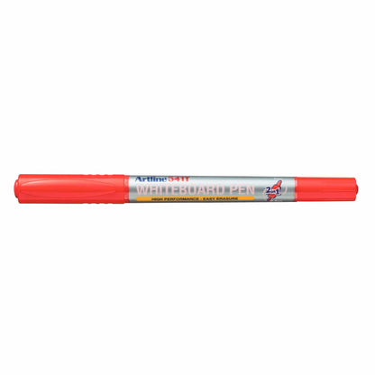 Artline Whiteboard marker Rød Artline 2i1 Whiteboard Marker 541T 1 stk