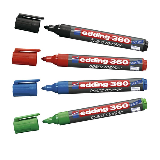 Edding Whiteboard marker Edding 360 Whiteboardmarker sæt
