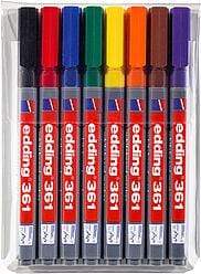 Edding Whiteboard marker 8 stk Edding 361 Whiteboardmarker sæt