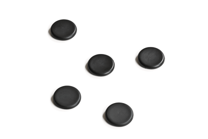 Leantools Magnet Glastavle magnet Sort 5 stk pakke