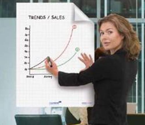 Legamaster Whiteboard Magic-Chart Folie Whiteboard rulle