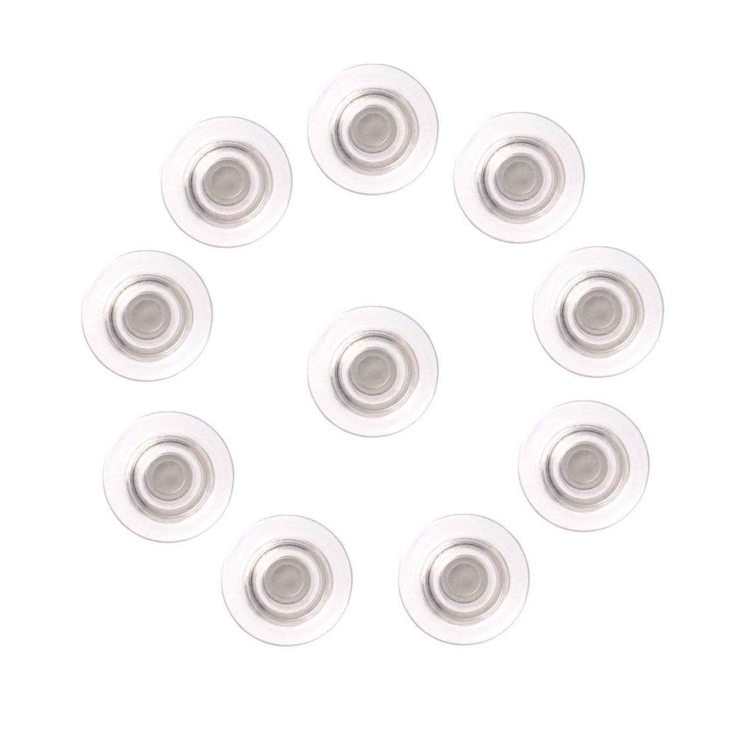 Leantools Magnet Nobo Glastavle magnet klar 10 stk pakke
