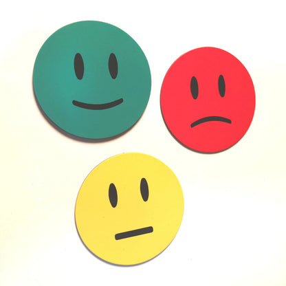Legamaster Magnetplade Smiley magnet flad 6 cm