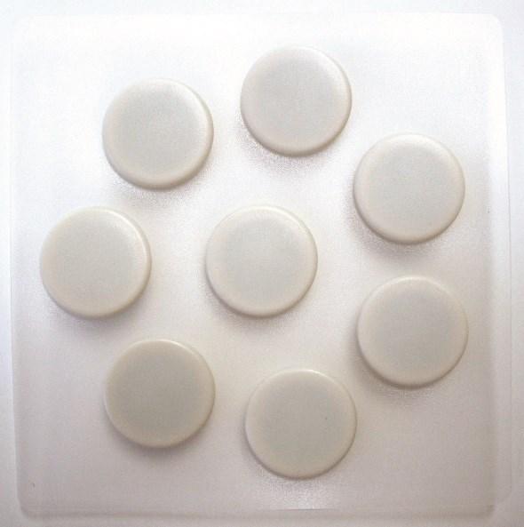 Büngers ø20 mm / Hvid Tavlemagnet pakke
